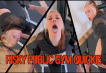 Risky Public Gym Quickie